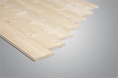 Een visbekdeel is een plank met veer en groef, met een klein afgeschuind kantje (v-groef). Visbekdelen worden onder meer gebruikt voor vloeren, wanden of plafonds.